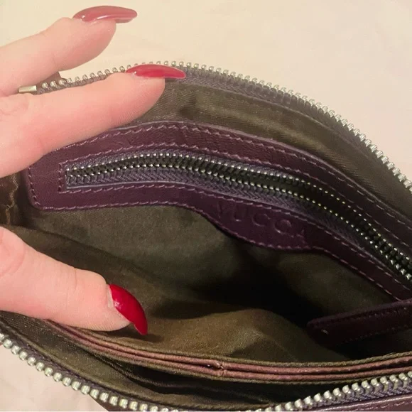 YUCCA. Leather wristlet - Picture 5 of 6